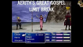 Final Fantasy 7 - PS1 - Aerith's Great Gospel Limit Break
