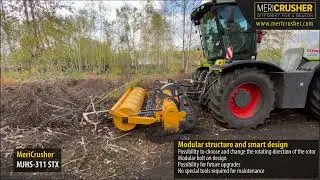 Топовые ротоваторы в работе на вводу земель в оборот MeriCrusher серии MJHS