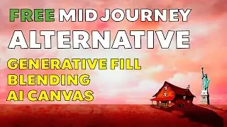 Free Midjourney Alternative for AI Generative Fill!