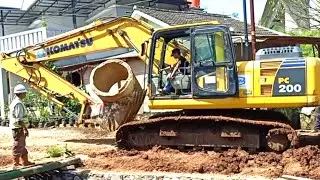 EXCAVATOR BERAKSI ❗❗ KOMPLEK PERUMAHAN TAMAN BUNGA CILAME