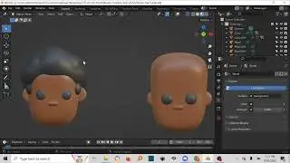 How to Create Low Poly African Afro Hair in Blender  -Inkman Workshop