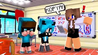 EFE SINAVDA KOPYA ÇEKERKEN YAKALANDI !  😱 -Minecraft