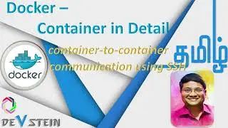 D04 Docker in Tamil - Container Link, Communication, SSH