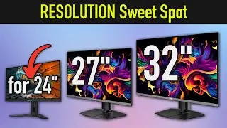 Your 2024 Guide to Buying the Perfect Monitor: 24 vs 27 vs 32-inch for 1080p, 1440p, 4K (OLED & IPS)