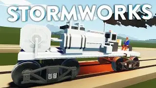 АТОМНЫЙ ПАРОВОЗ! ГАЙД по ПАРОВОМУ ДВИГАТЕЛЮ на УГЛЕ и ЯДЕРНОМ ТОПЛИВЕ | Stormworks: Build and Rescue
