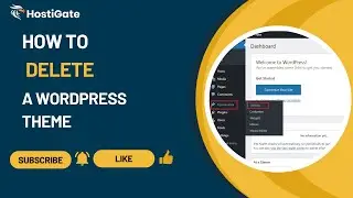 How to Delete a WordPress Theme | HostiGate