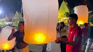 ពីធីដង្ហែប្រទីប និង អកអំបុកសំពះ ព្រះខែ នៅវត្តព្រះវិហារសួគ៌