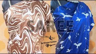 Girlish Style: डिज़ाइनर डिजिटल प्रिंटेड साड़ियां New Stock ❤️😍 Latest Saree Collection