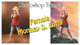 [Photoshop] One Piece - Female ver of Monkey D. Luffy