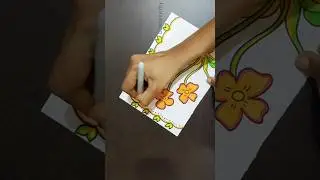School project work front page design border 