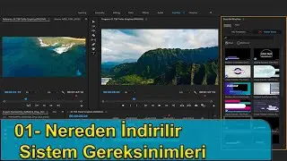 01- Adobe Premiere Pro Dersleri - Nereden İndirilir ve Sistem Gereksinimleri