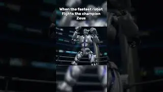 When the weakest robot fights the champion Zeus #shorts #realsteel