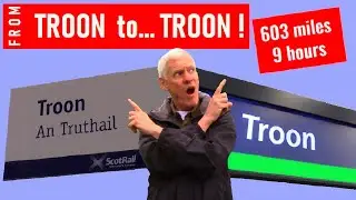 From Troon to... Troon!  9hrs = 603 miles | No beaches and no golf courses at Troon #2