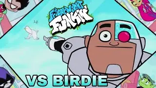 Friday Night Funkin' Vs Birdie - Teen Titans Go! Meme Hard Mode