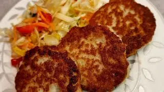 THE MOST DELICATE FISH CUTLETS IN NORWEGIAN STYLE. YOU CAN EAT THEM WITH YOUR LIPS