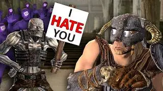 If I don't keep Twitch Chat happy, Skyrim will kill me