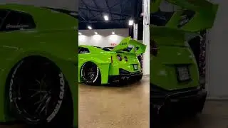 neon green modified GTR R35 🔥🔥💥