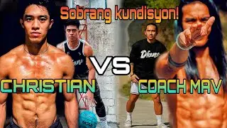 Coach Mav Vs. Christian | Intense 1v1 | Sobrang kondisyon |