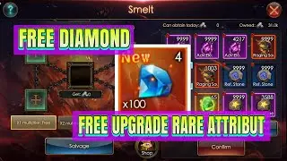 FREE DIAMOND & UPGRADE RARE ATTRIBUT!! SMELTING!! LEGACY OF DISCORD