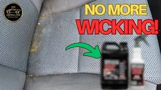 How to PROPERLY Remove Seat Stains w/out Wicking - Shampoo Extraction Process!