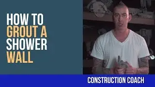 How to Grout a Shower Wall - DIY