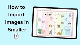 How to import images in smaller | Penly app tutorial