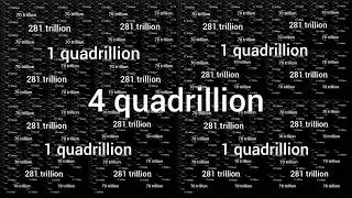 Number 30 over 179,769 uce times part 1 1 octillion times