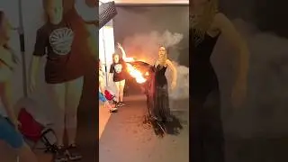 Model does incredible photoshoot with her dress #modeling #amazing #photooftheday #incredible #viral