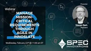 Manage Mission Critical Requirements Through Agile in Innoslate