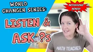 Listen More & Ask Questions  -  [Motivation For ELEMENTARY STUDENTS]