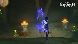 Dendro Elemental Monument Puzzle # 12 -  Sumeru Desert - Genshin Impact 3.4 