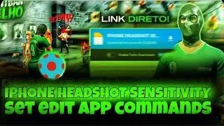 iphone headshot high sensitivity config file + high tuchresponse movement speed set edit commands🆔