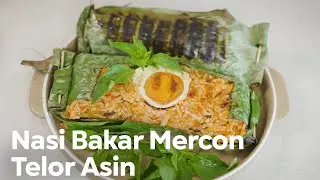RESEP IDE JUALAN ! NASI BAKAR MERCON KECOMBRANG TELOR ASIN
