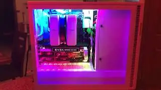 Fractal Design R6 White TG with NZXT Hue + (my art rig)
