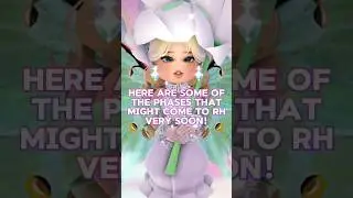 NEW PHASES THAT CAN COME TO ROYALE HIGH!#rh#campus3#roblox#rhroblox#robloxrh#robloxroyalehigh