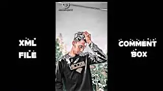 NEW TIKTOK TRAINING XML 🌪️🥀 ALIGHT MOTION VIDEO EDITZ 🎨☺️ XML COMMENT BOX