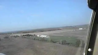 Mustang landing at YTB Tillsonburg Airport 2