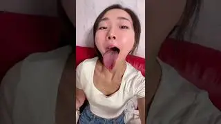 Showing mouth and tongue 