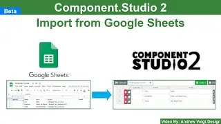 Import Data from Google Sheets - Component.Studio 2 - E9 (Beta)