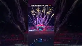 Cricket worldcup 2023 in 60 seconds 🇮🇳🏆 