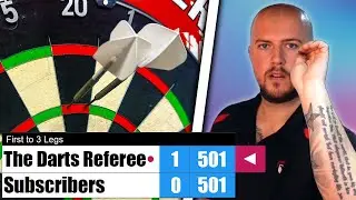 The Darts Referee Vs Subscribers!