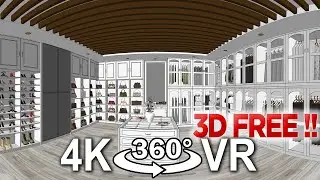 4K Interior 360 VR 3D Panorama _ Wardrobe Room