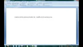 Microsoft Word Tutorial,  How to Cite Sources in Microsoft Word 2007
