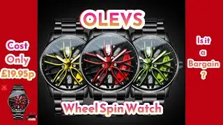 Olevs Quartz Wheel Spin Watch