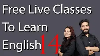 Learn English For Free - Live Class 14- Part 1