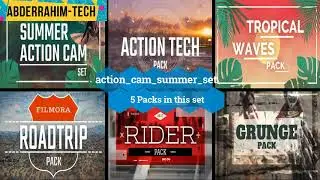 download action cam summer set  filmora effects