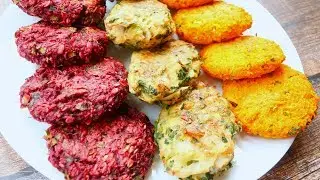 ТРИ РЕЦЕПТА ОВОЩНЫХ КОТЛЕТ капустные, свекольные и морковные котлеты / проверка рецепта