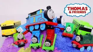 Unboxing Koleksi Mainan Kereta Api Thomas and Friends, Kereta Api Lokomotif, Mobil Polisi super hero