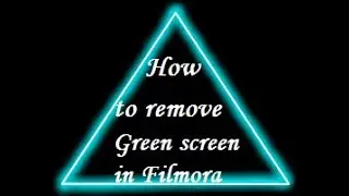 How to remove  Green Screen Video in Filmora 2020..কিভাবে green screen change করব।।