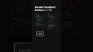 CSS Button Gradient Border